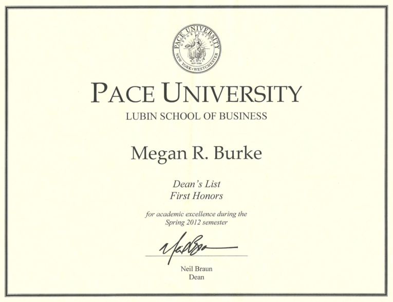 L Honors and Awards Pace University ePortfolio