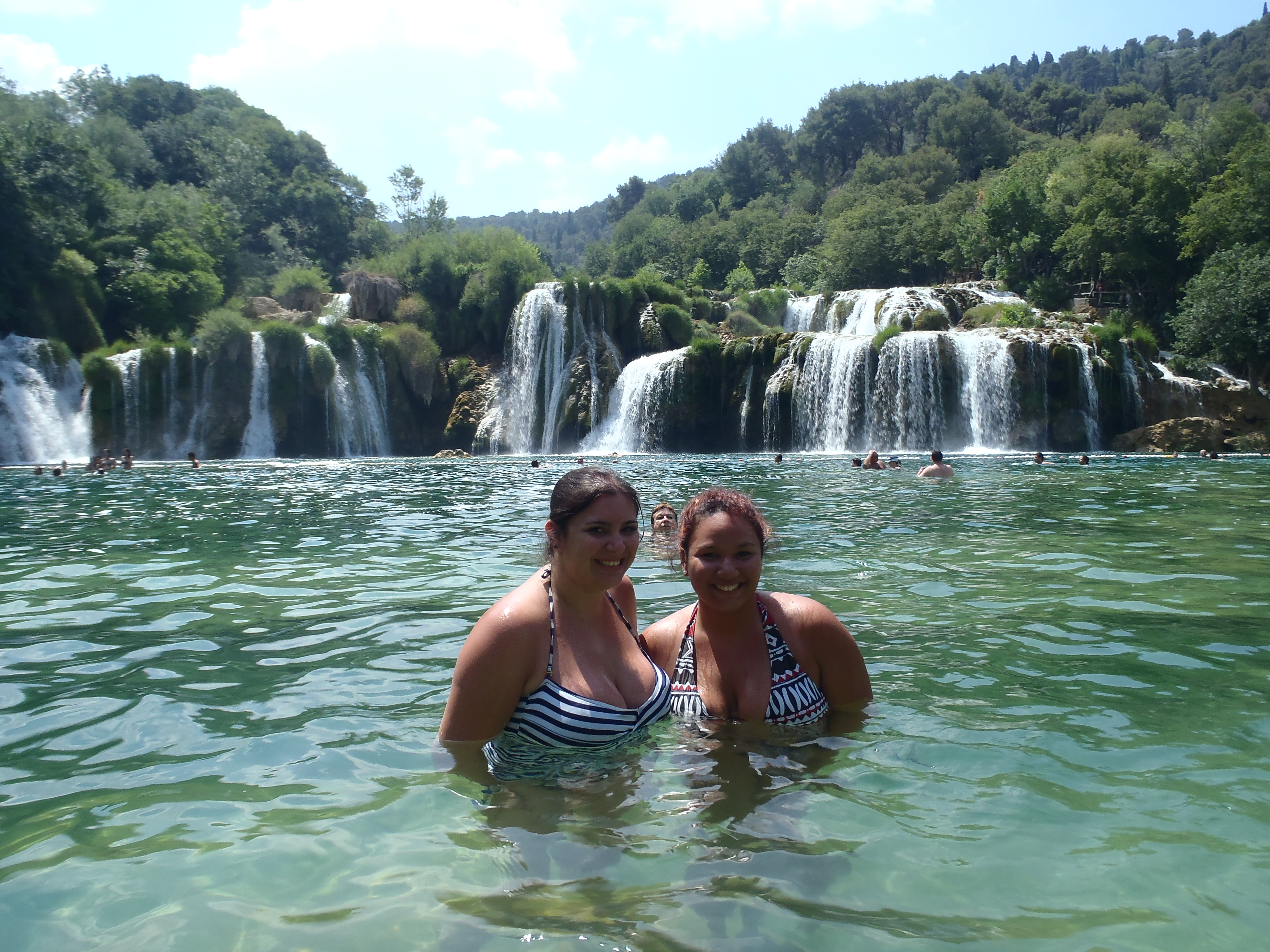 The wondeful fresh waterfall was such a refreshing treat during our weekend in Croatia. One of the most wonderful parts of the national park was the venture taken to get to the falls. 