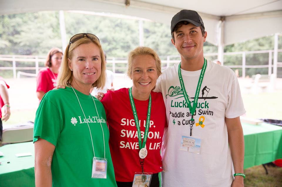 We swabbed over 100 people at the Luck2Tuck Paddle and Swim event to support blood cancers.