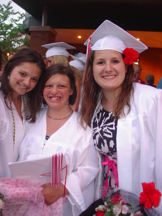 Deandra, Michelle, and myself at our high school graduation