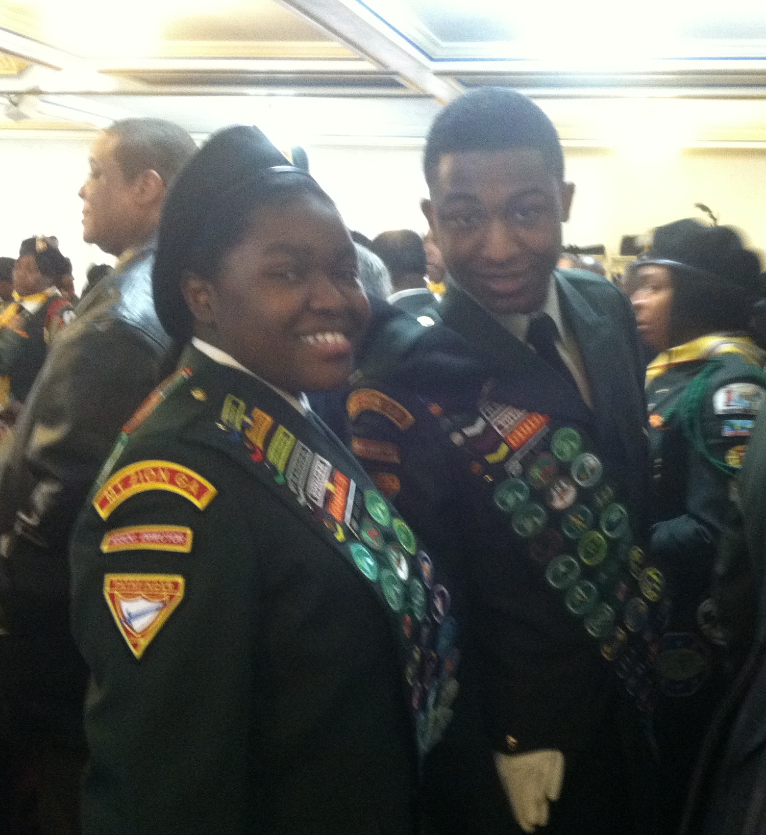 A friend and fellow graduate of the Master Guide program and I, after the graduation ceremony.