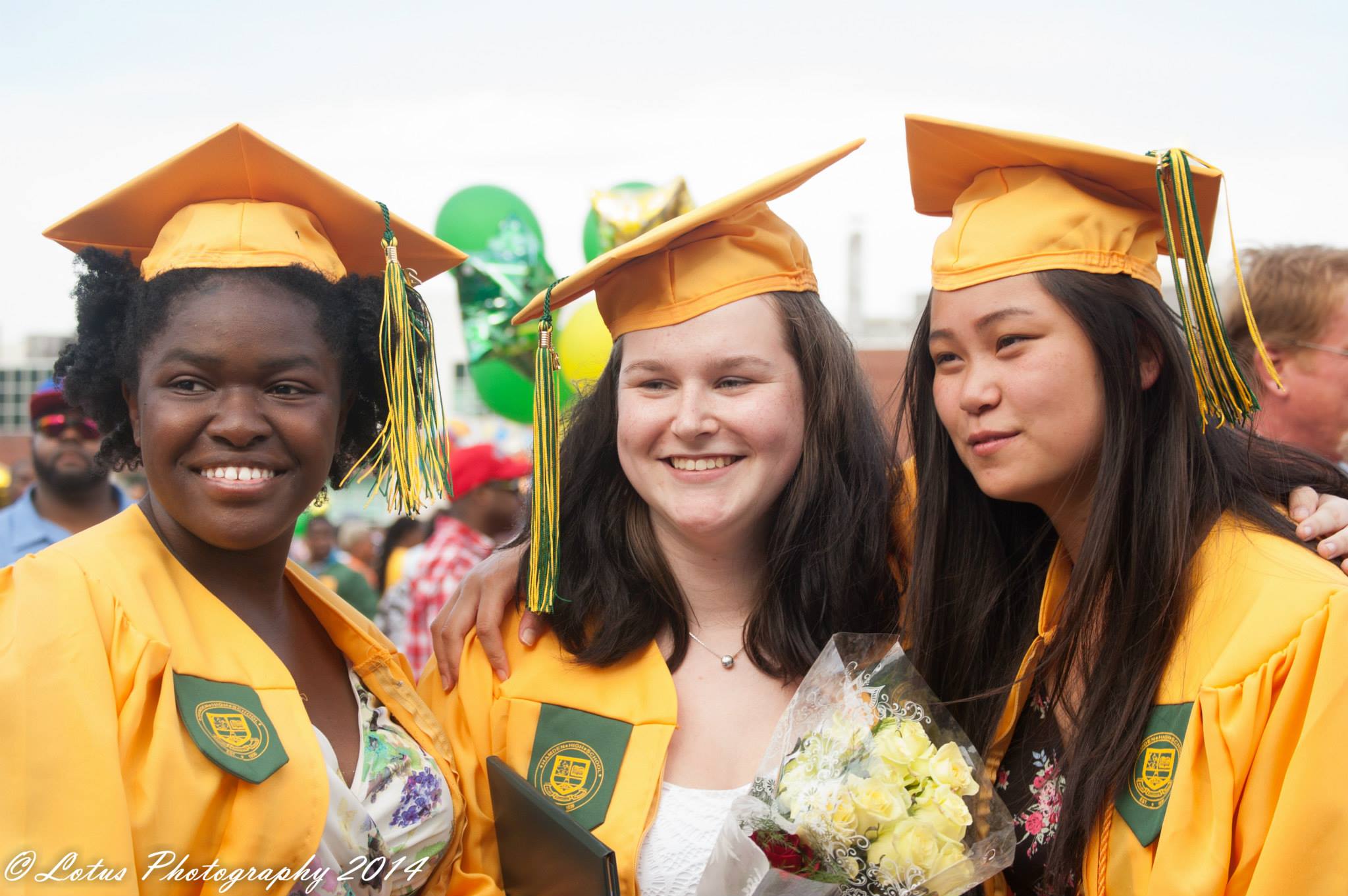 My best friends and I at graduation.
