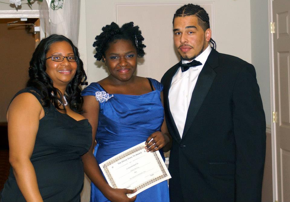 Higher Heights is a college and SAT prep program for high school students in the Greater New Haven area. Here I am receiving an award at their Young Legends Ball with the director, Chaka Felder and their intern, Nelson. 